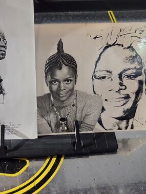 Black and White Portrait Art Print - Cicely Tyson AP